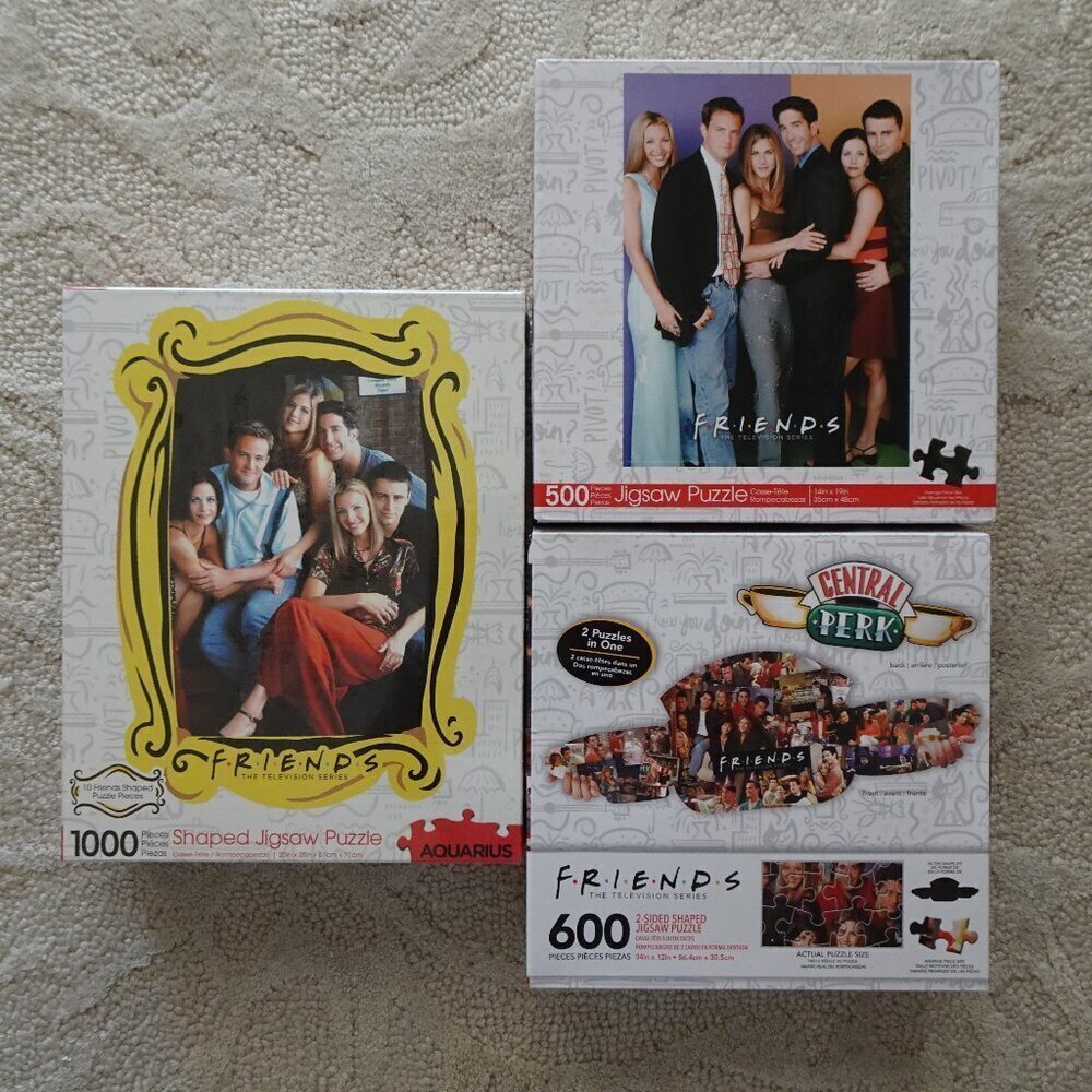 FRIENDS TV Show Jigsaw Puzzles SET OF 3 New Sealed
